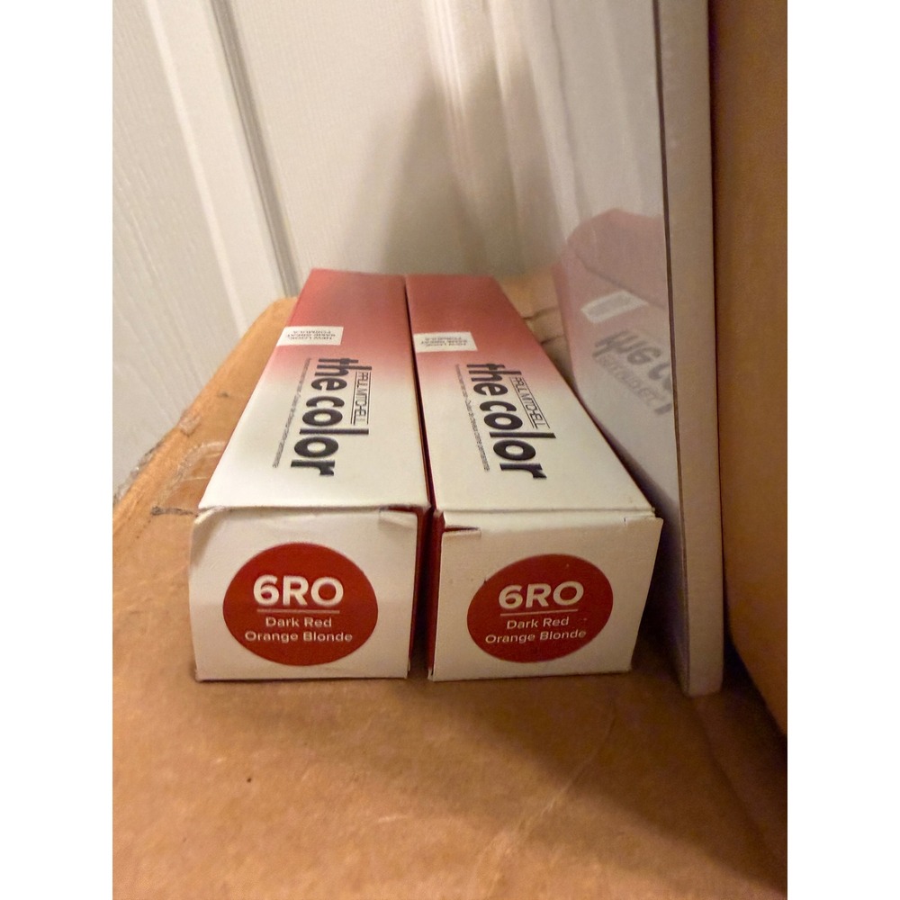 Paul Mitchell The Color Permanent Cream Hair Color 6RO Dark Red Orange Blonde x2
